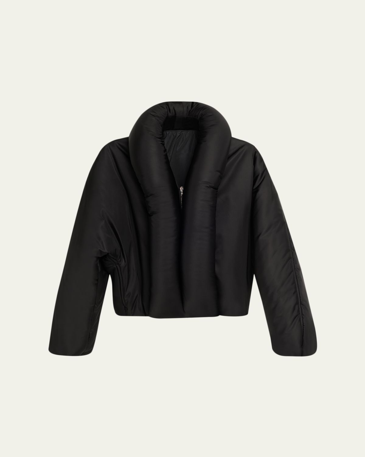 ALAIA Taffeta Padded Bomber Jacket