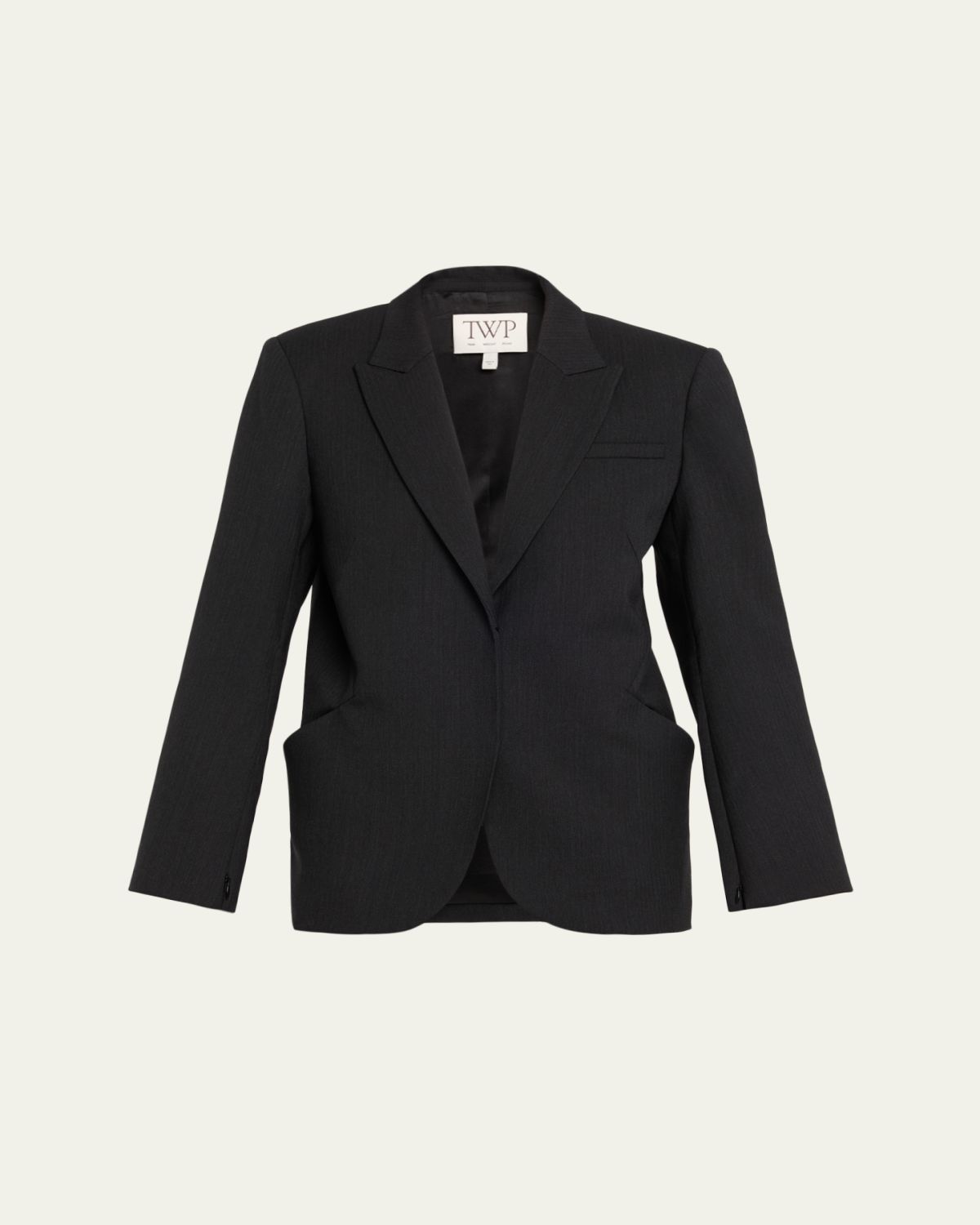 TWP Perfect Boyfriend Single-Breasted Blazer Jacket