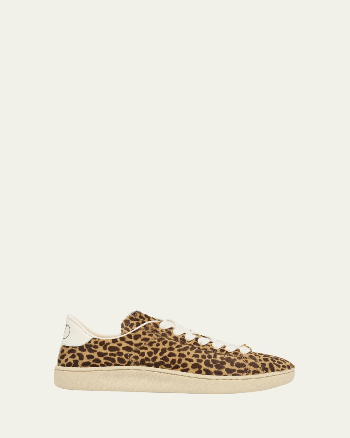 Valentino Garavani Royco Leopard Calf Hair Low-Top Sneakers