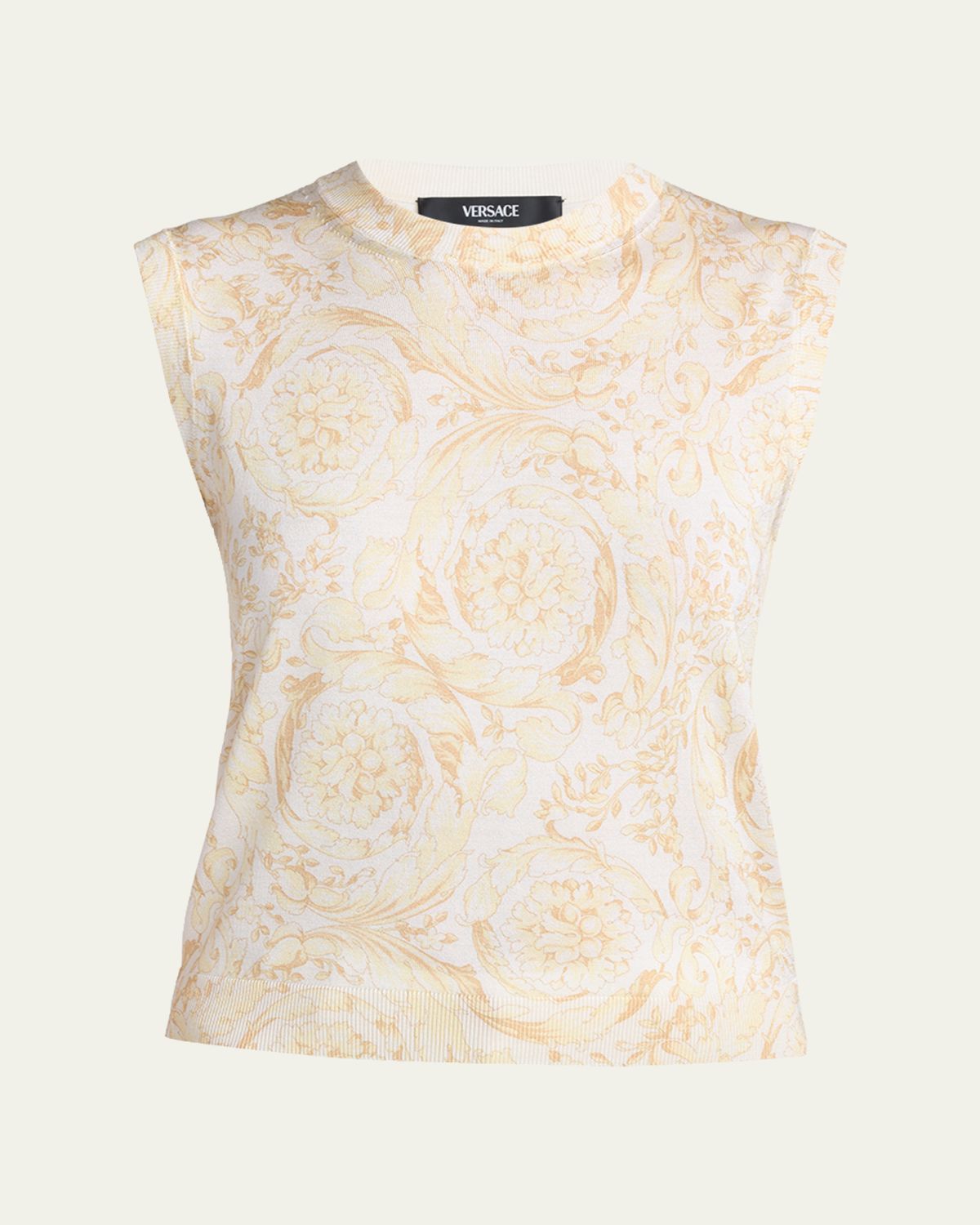 Versace Barocco '92 Sleeveless Knit Top