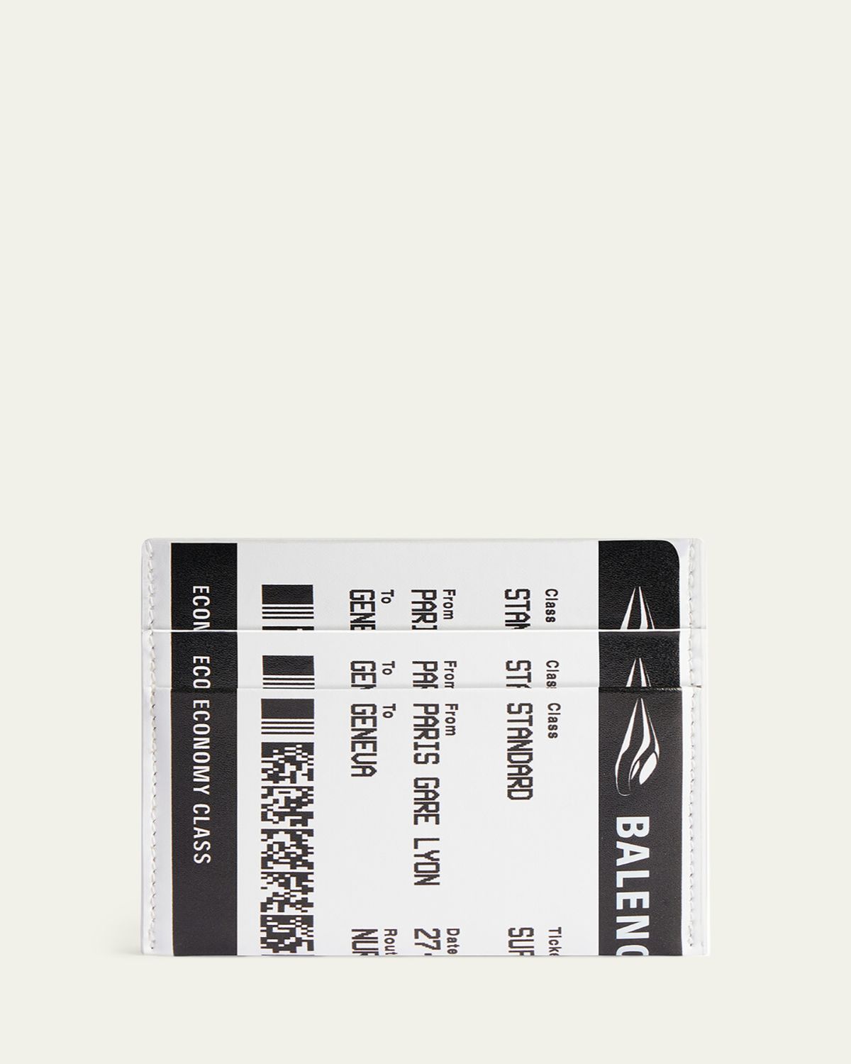 Balenciaga Men's Passport Boarding Pass Calfskin Card Holder