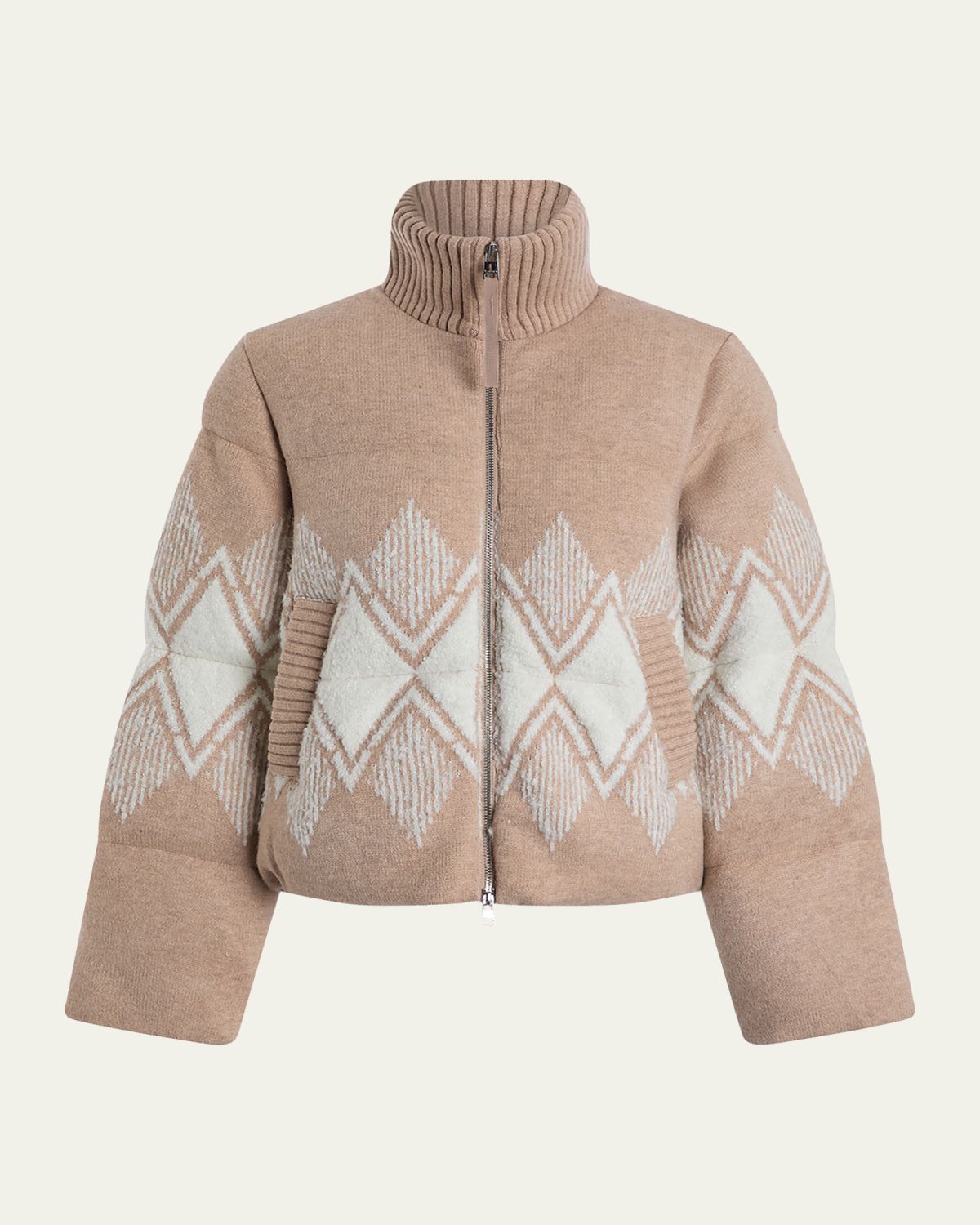 Varley Belinda Knit Puffer Jacket