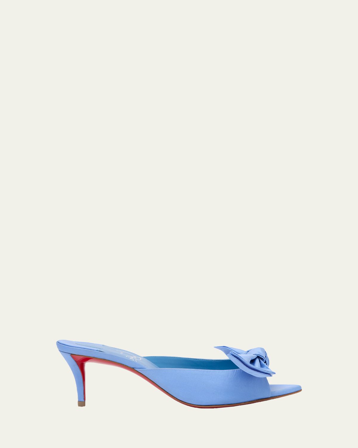 Christian Louboutin 60mm Mulazee Taffeta Mule Pumps