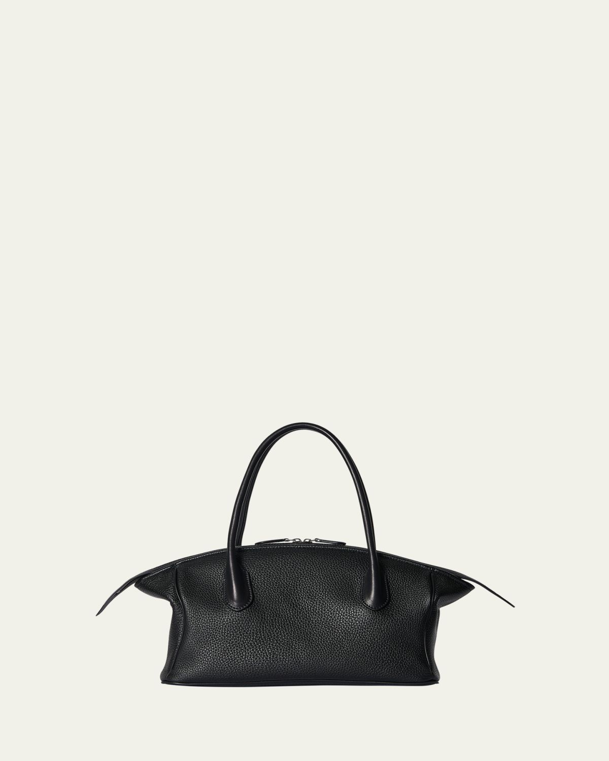THE ROW Ewa Curved Top-Handle Bag in Leather