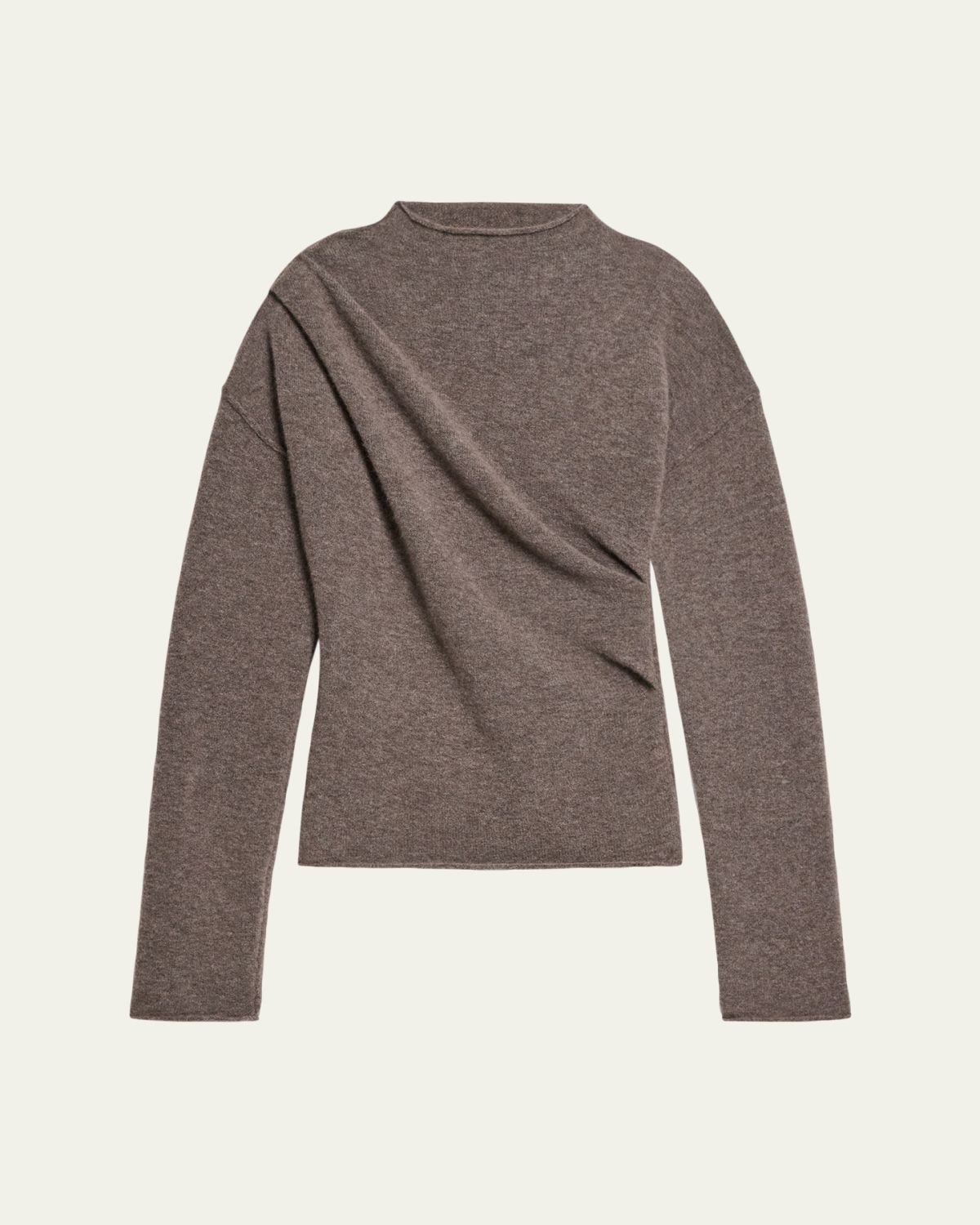 Helmut Lang Slouchy Crewneck Twist Sweater