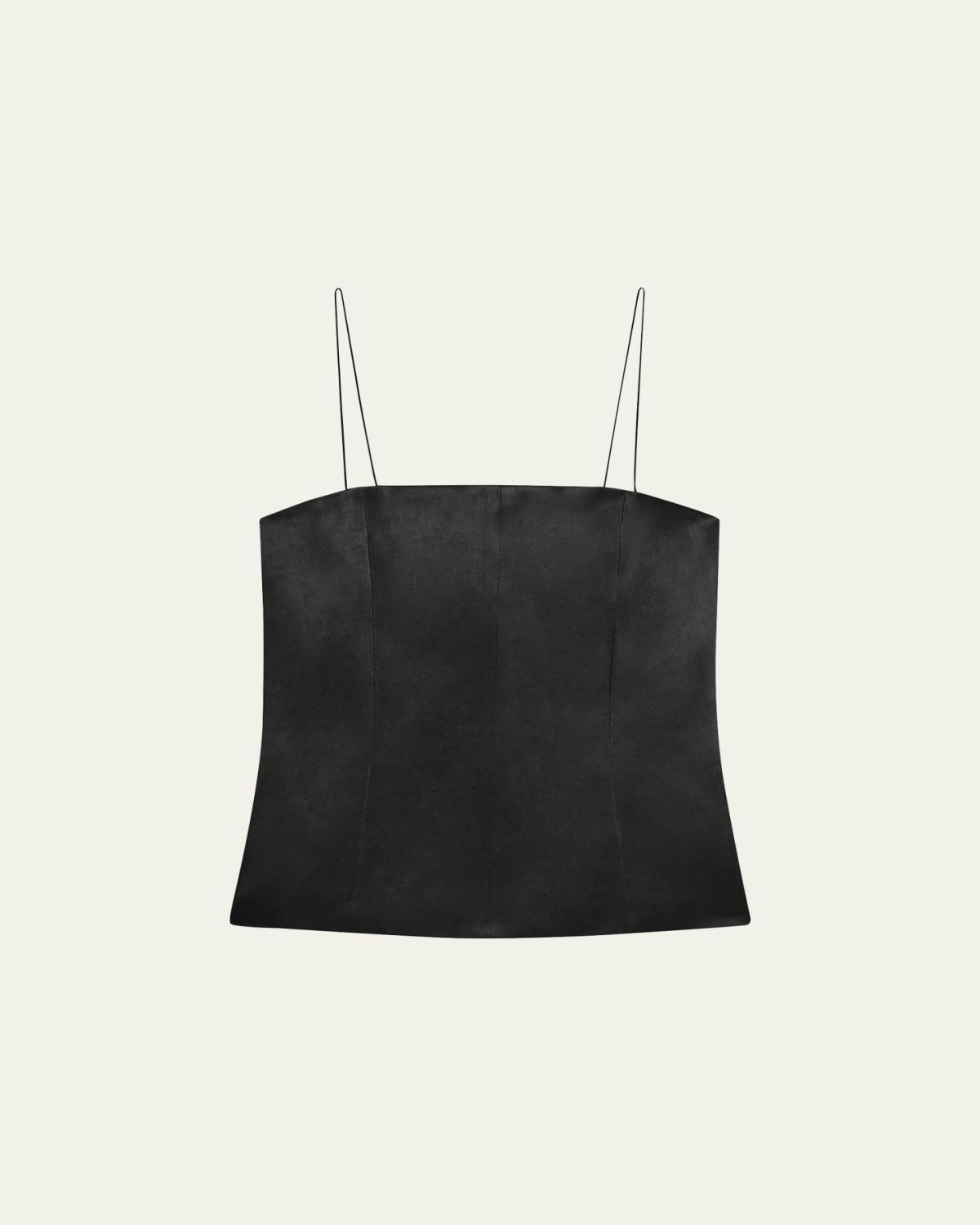 Helmut Lang Minimalist Satin Slip Top