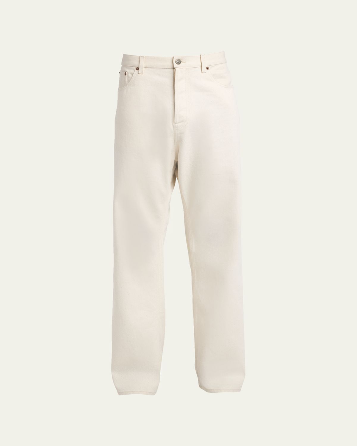 Valentino Garavani Men's V-Logo Denim Pants