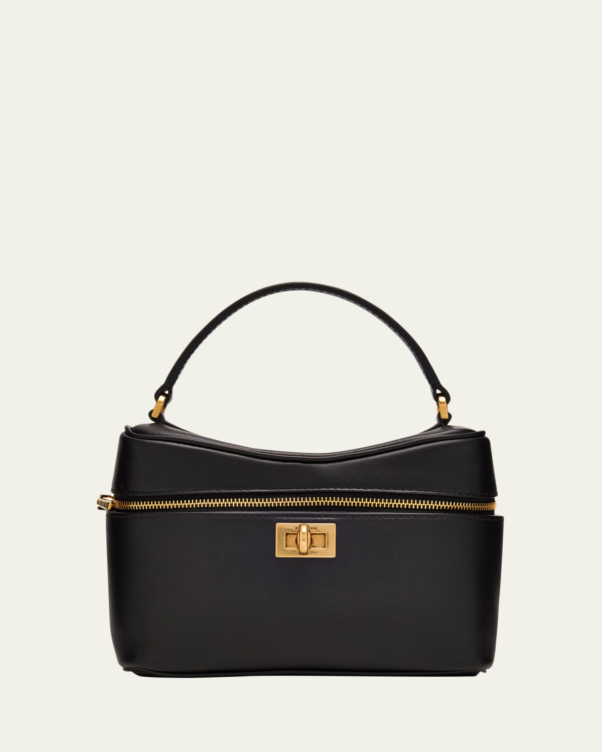 Balenciaga Rodeo Leather Vanity Top-Handle Bag