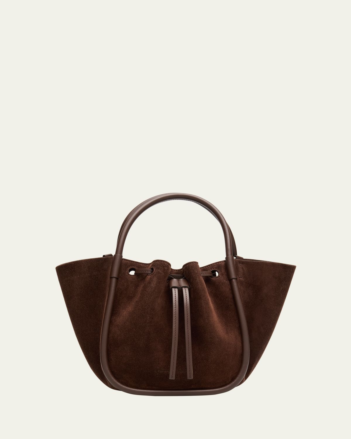 Proenza Schouler Small Ruched Suede Tote Bag