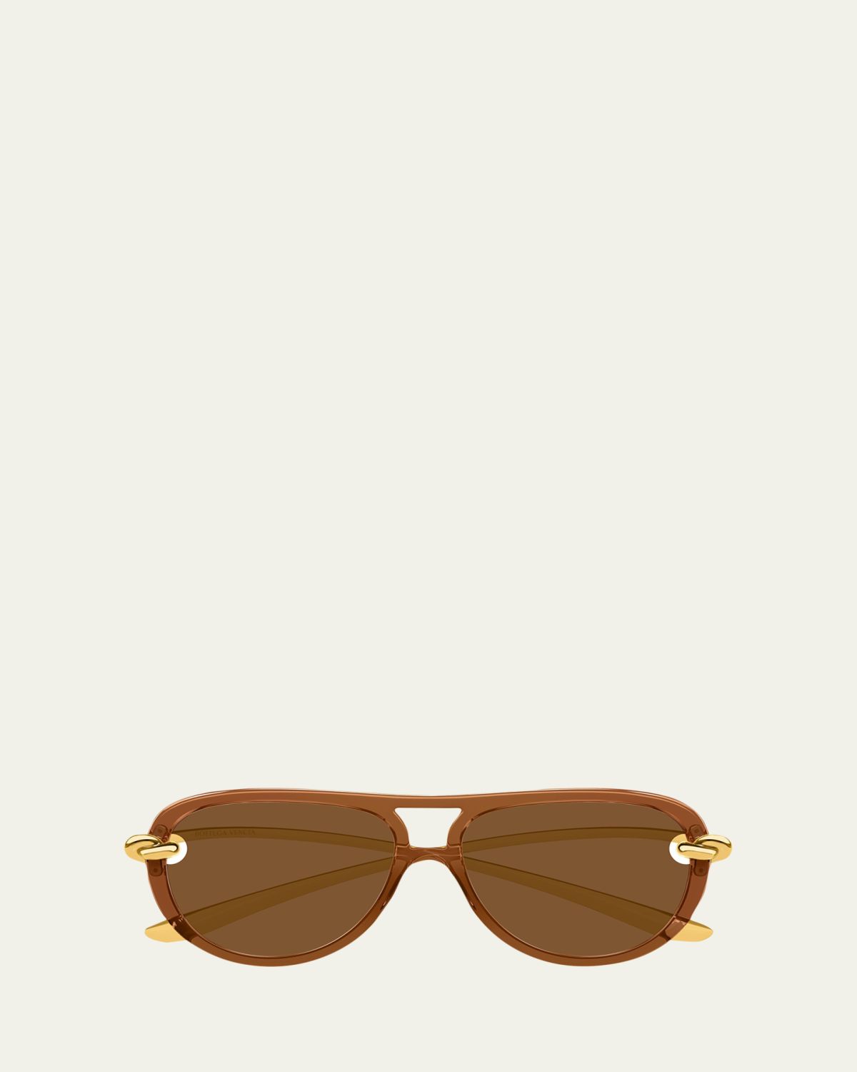 Bottega Veneta Knot 58mm Aviator Sunglasses