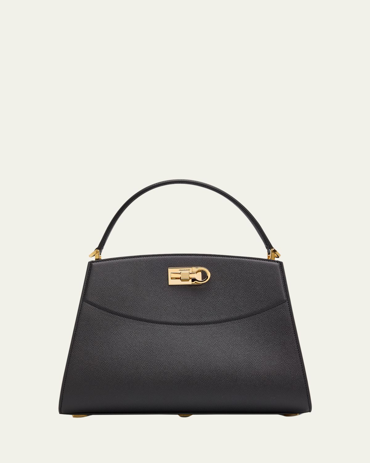 Ferragamo New Studio Box Medium Top Handle Bag