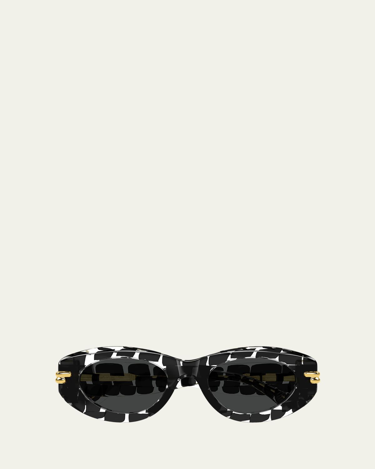 Bottega Veneta 56mm Acetate Oval Sunglasses