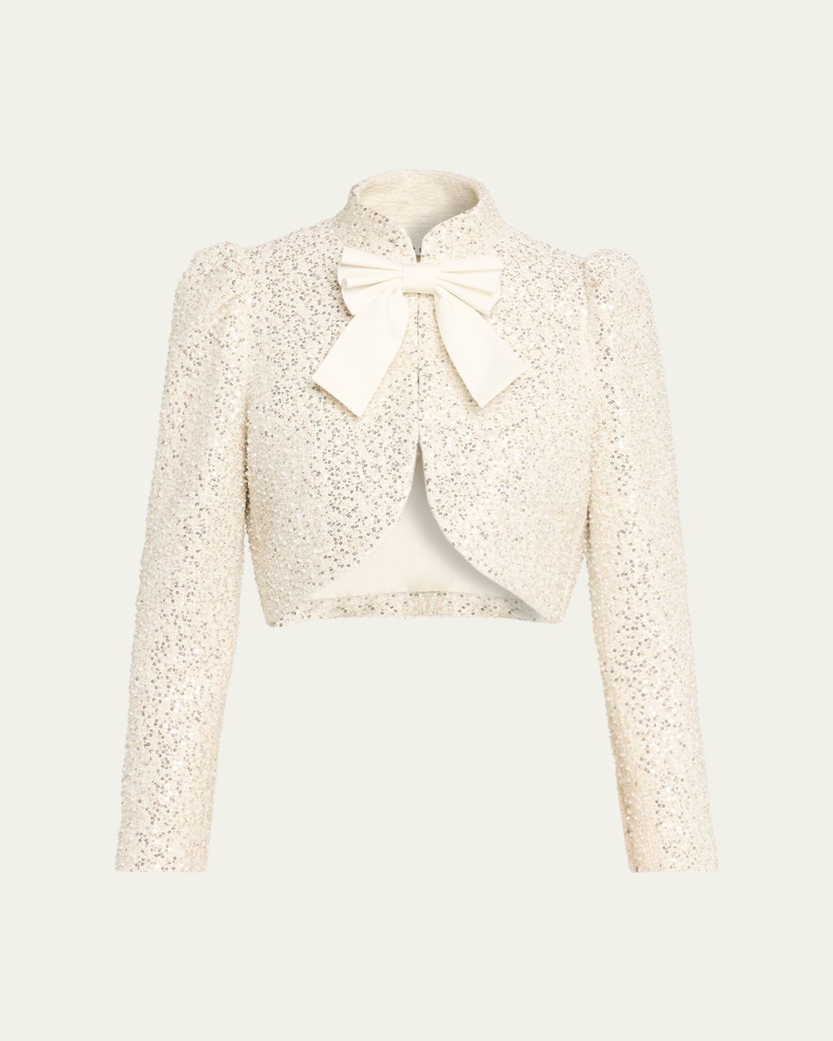 Alice + Olivia Ilaria Embellished Cropped Jacket