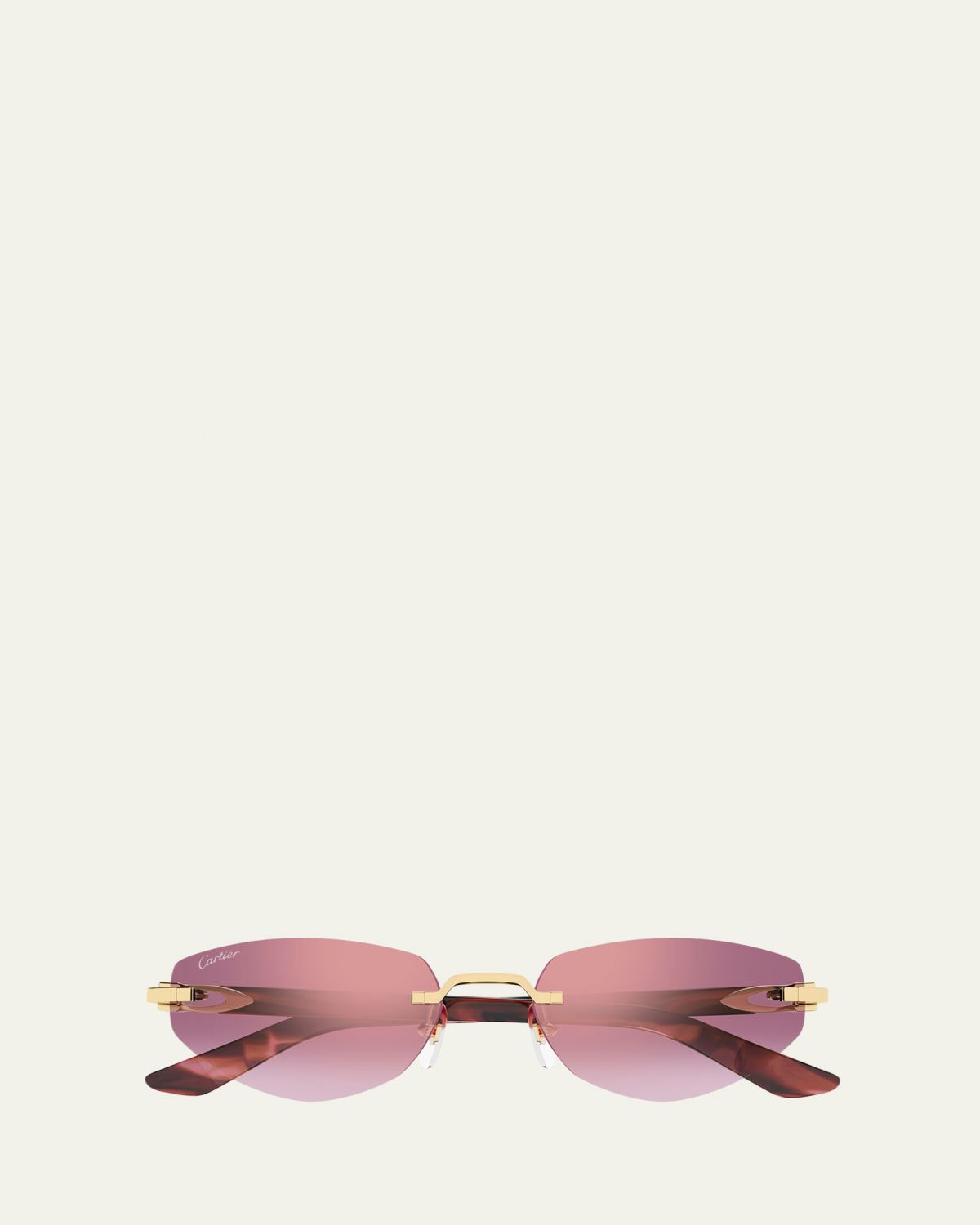 Cartier Signature C de  56mm Geometric Sunglasses