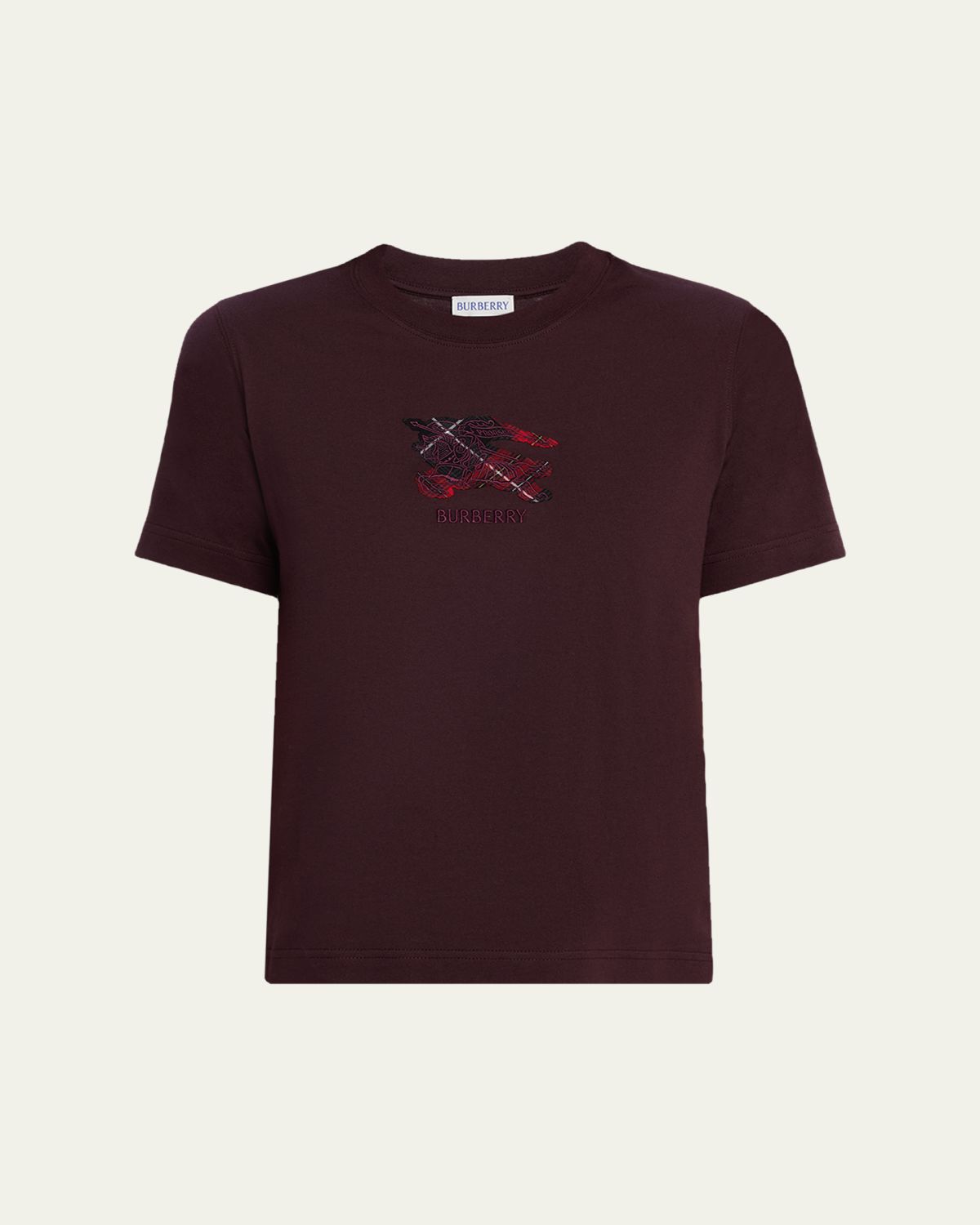 Burberry Frankie EKD Embroidered Short-Sleeve T-Shirt