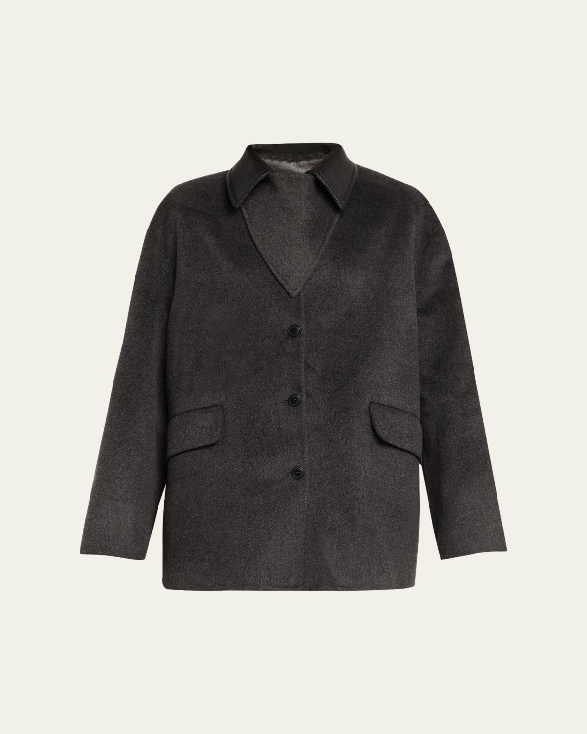Nanushka Jada Double Wool Jacket