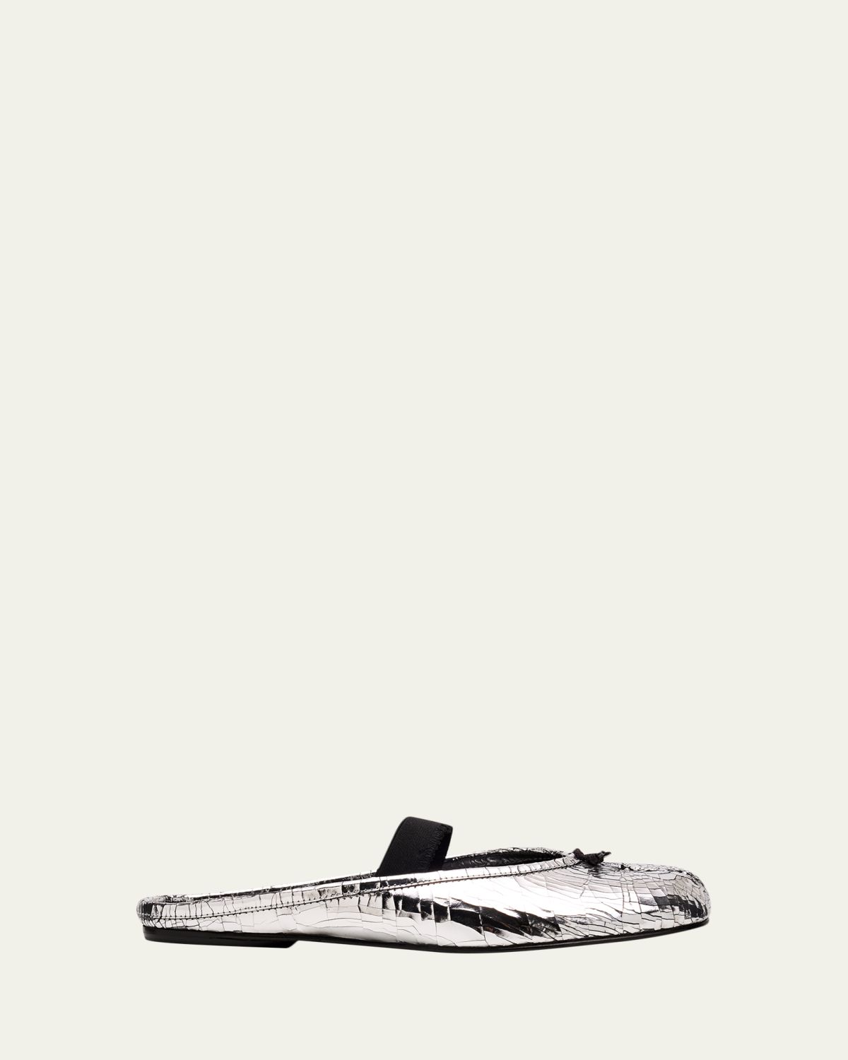 Maison Margiela Tabi Broken Mirror Leather Ballerina Mules