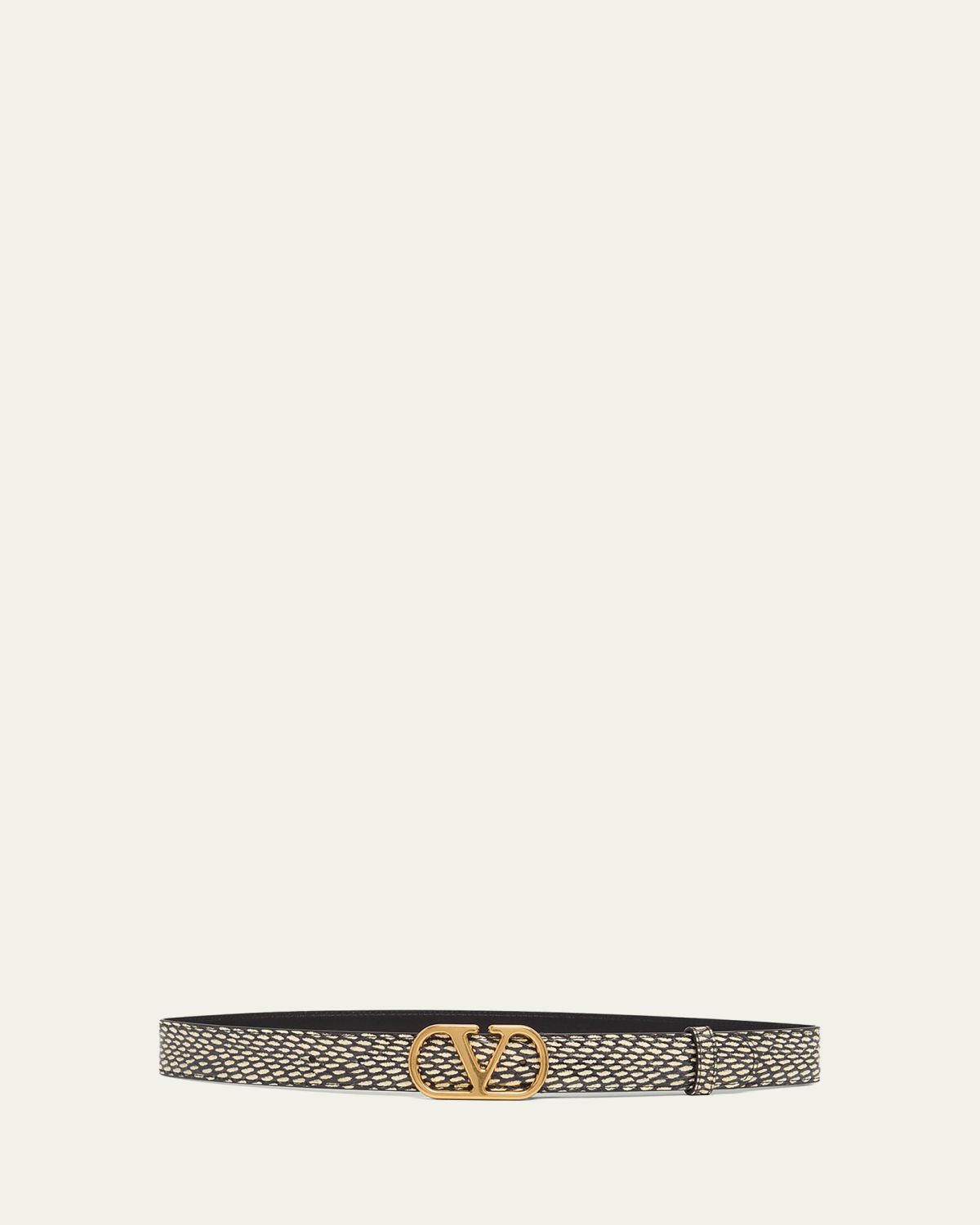 Valentino Garavani VLogo Signature Python Belt, 30mm