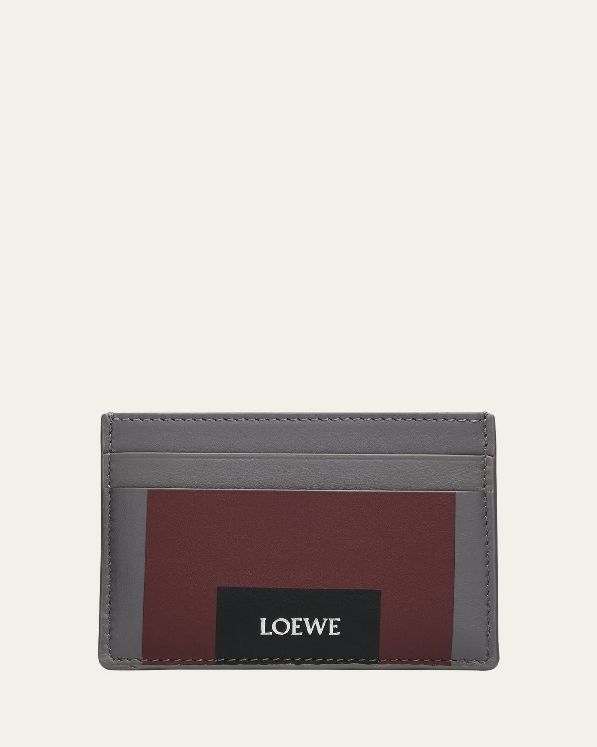 Loewe x Albers Men's Plain Leather Cardholder
