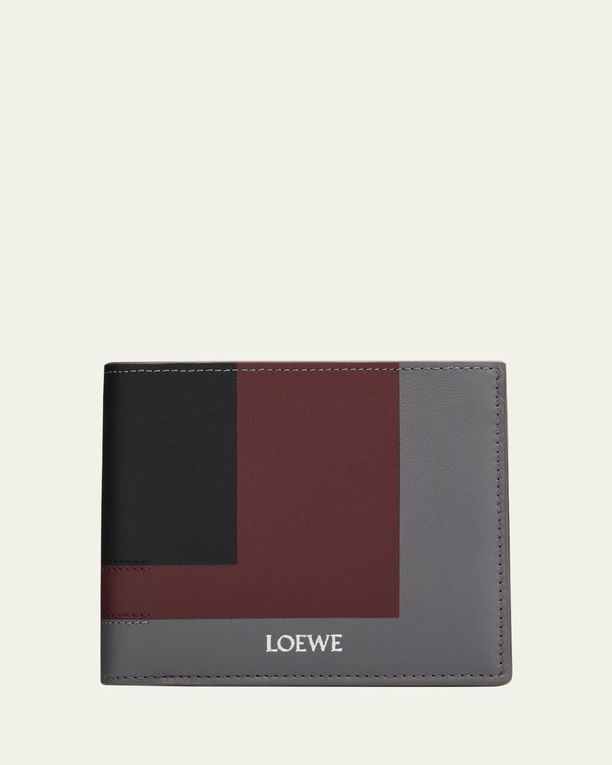Loewe x Albers Men's Leather Bifold Wallet