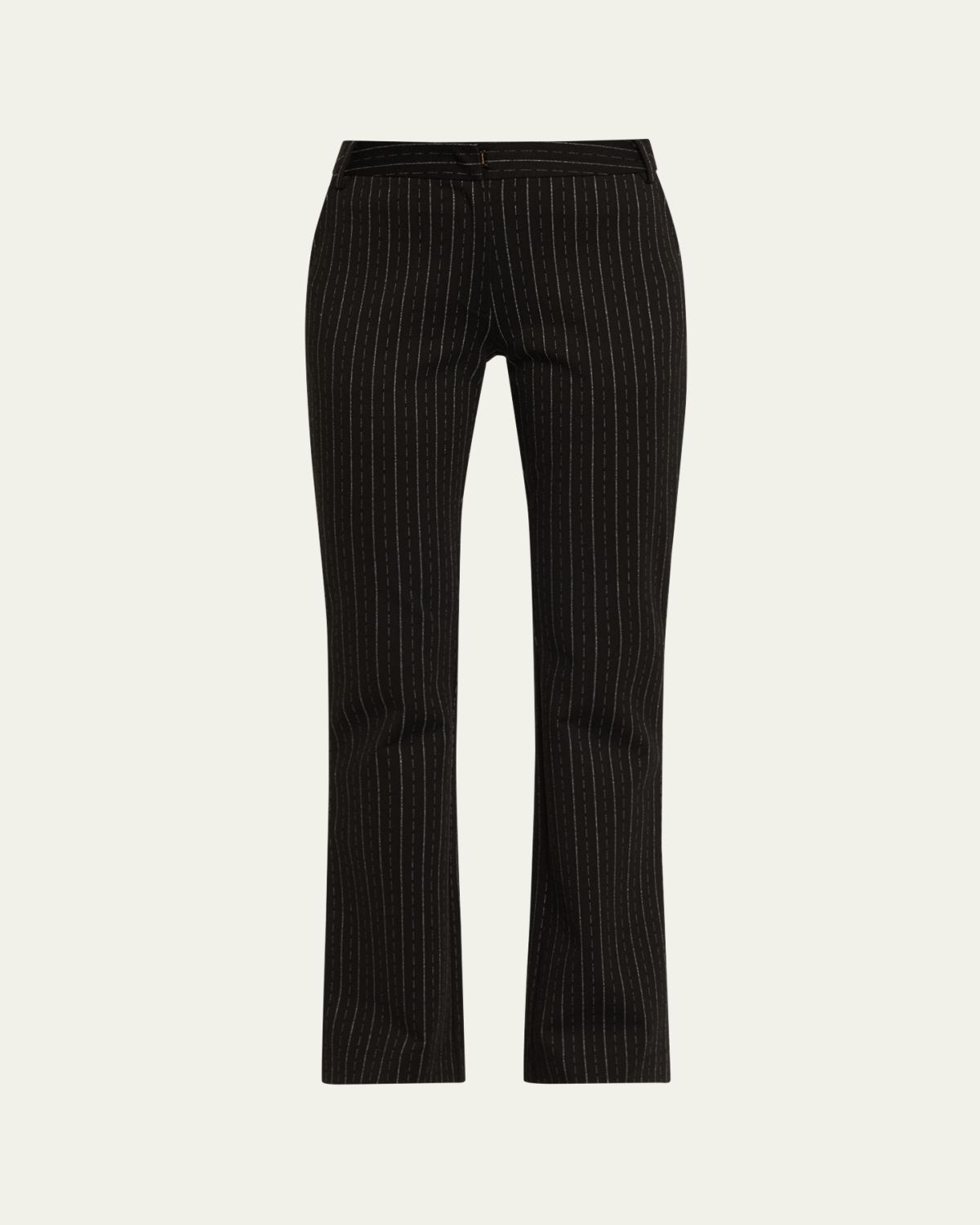 Diane von Furstenberg Mason Pinstripe Slim Straight Pants