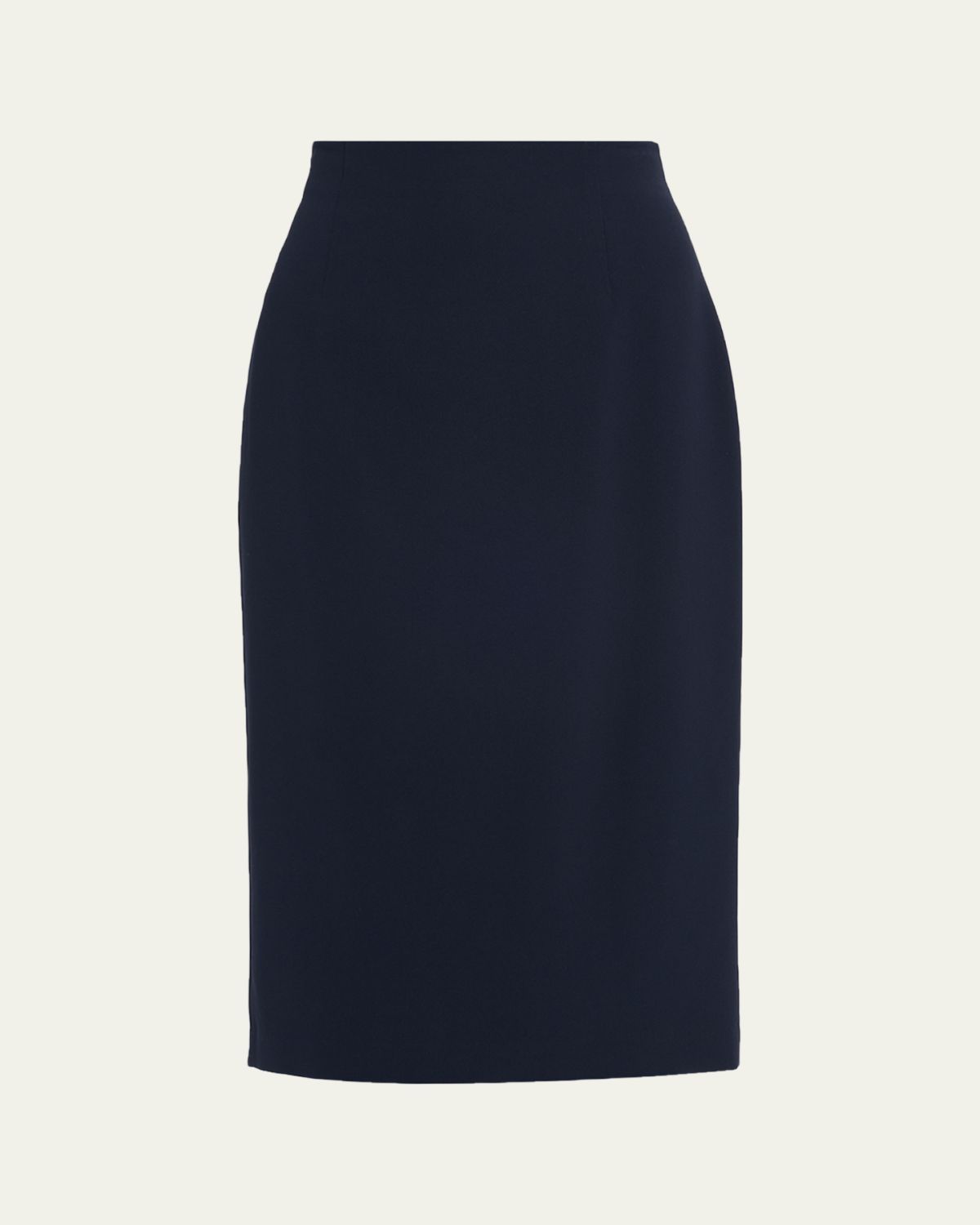 Lafayette 148 New York Finesse Crepe Midi Pencil Skirt