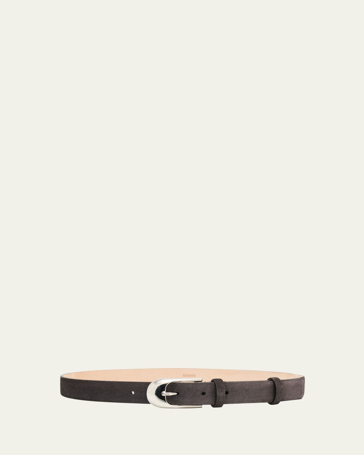 Khaite Dome Suede Belt
