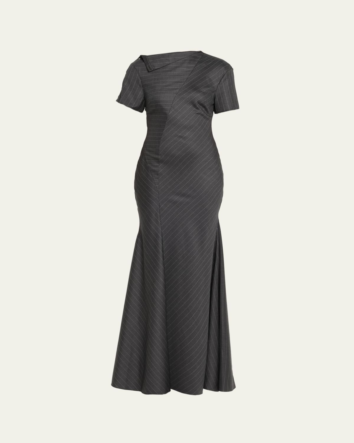 Jane Wade Pinstripe Short-Sleeve Dress | Thumbnail 9