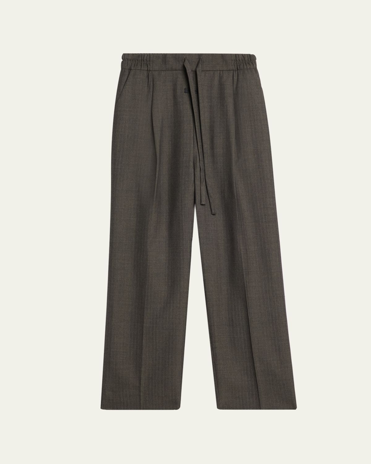 Fear of God Men's Pleated Virgin Wool Straight-Leg Trousers