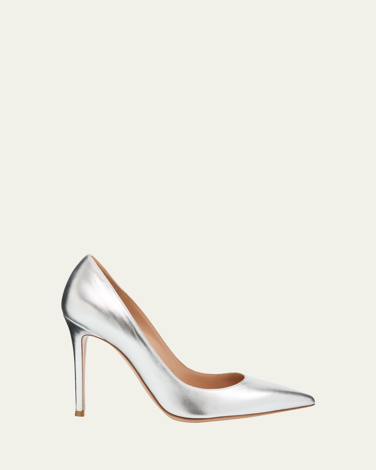Gianvito Rossi 105mm Gianvito Metallic Leather Pumps | Thumbnail 6 Gianvito Rossi 105mm Gianvito Metallic Leather Pumps | Thumbnail 6