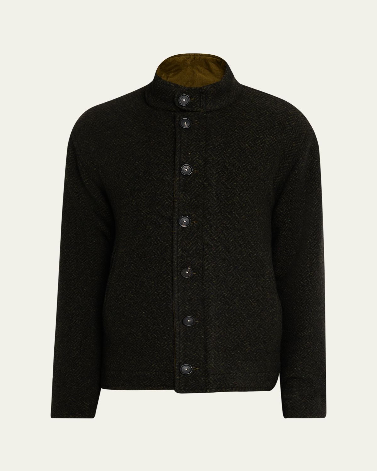 Massimo Alba en's arcos Herringbone Virgin Wool Jacket