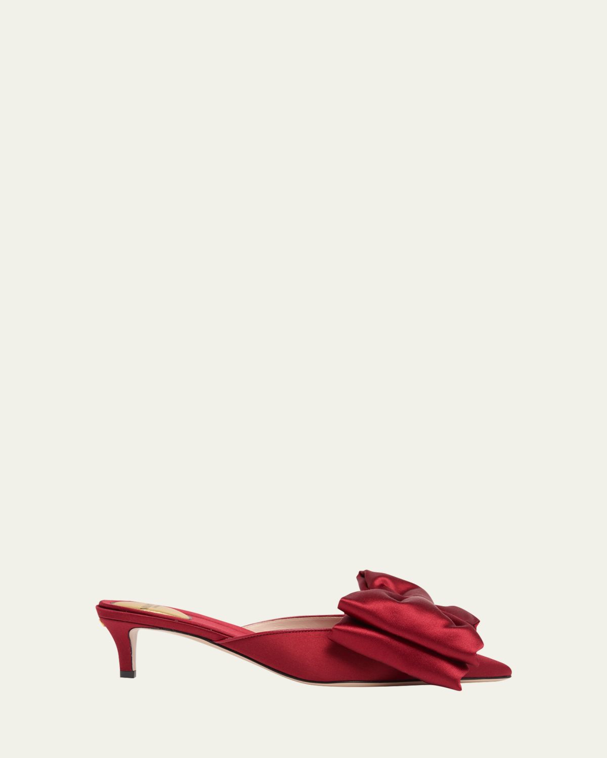 Valentino Garavani 45mm Yolande Satin Bow Mule Pumps | Thumbnail 6 Valentino Garavani 45mm Yolande Satin Bow Mule Pumps | Thumbnail 6