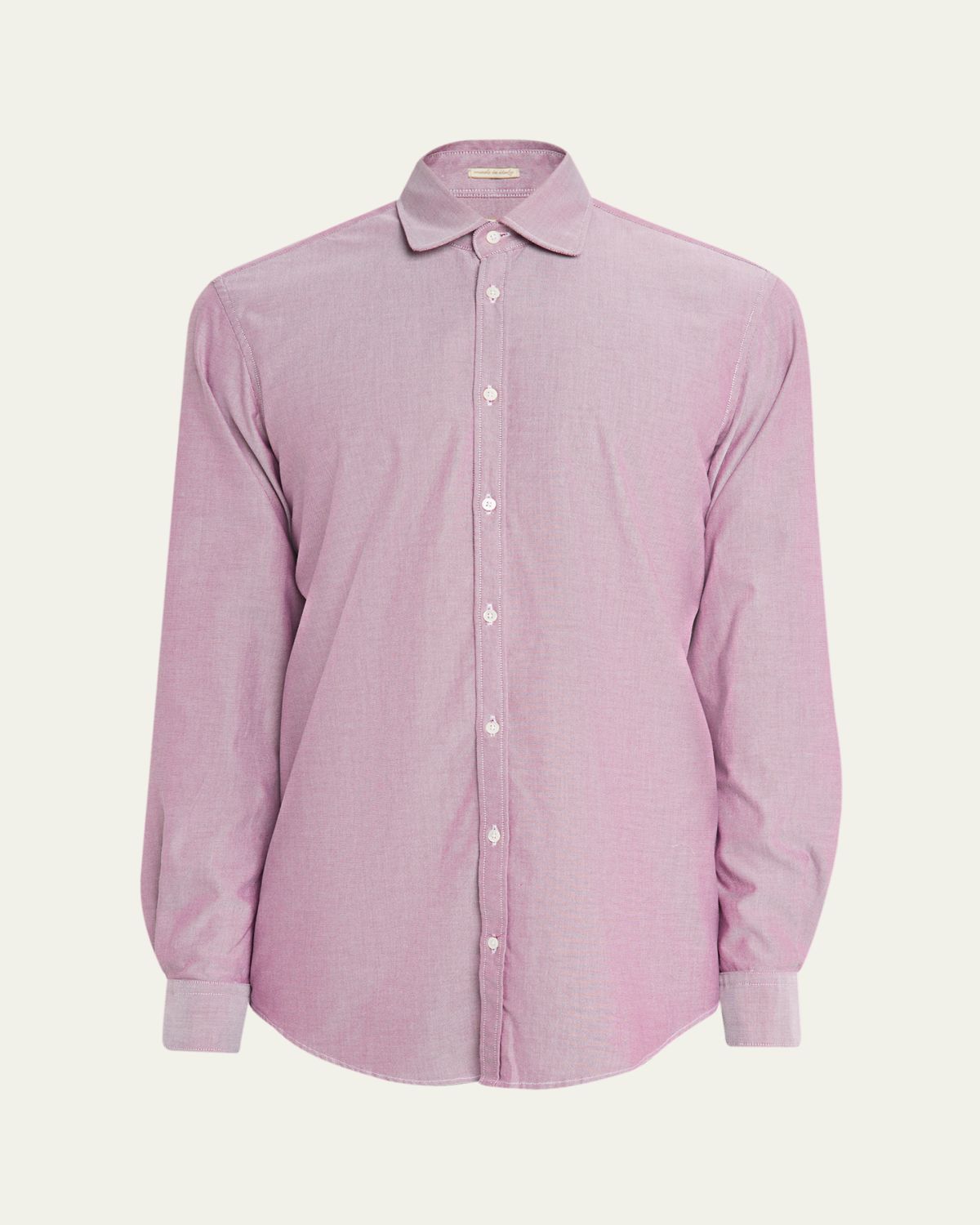 Massimo Alba Men's Bicolor Oxford Cotton Sport Shirt