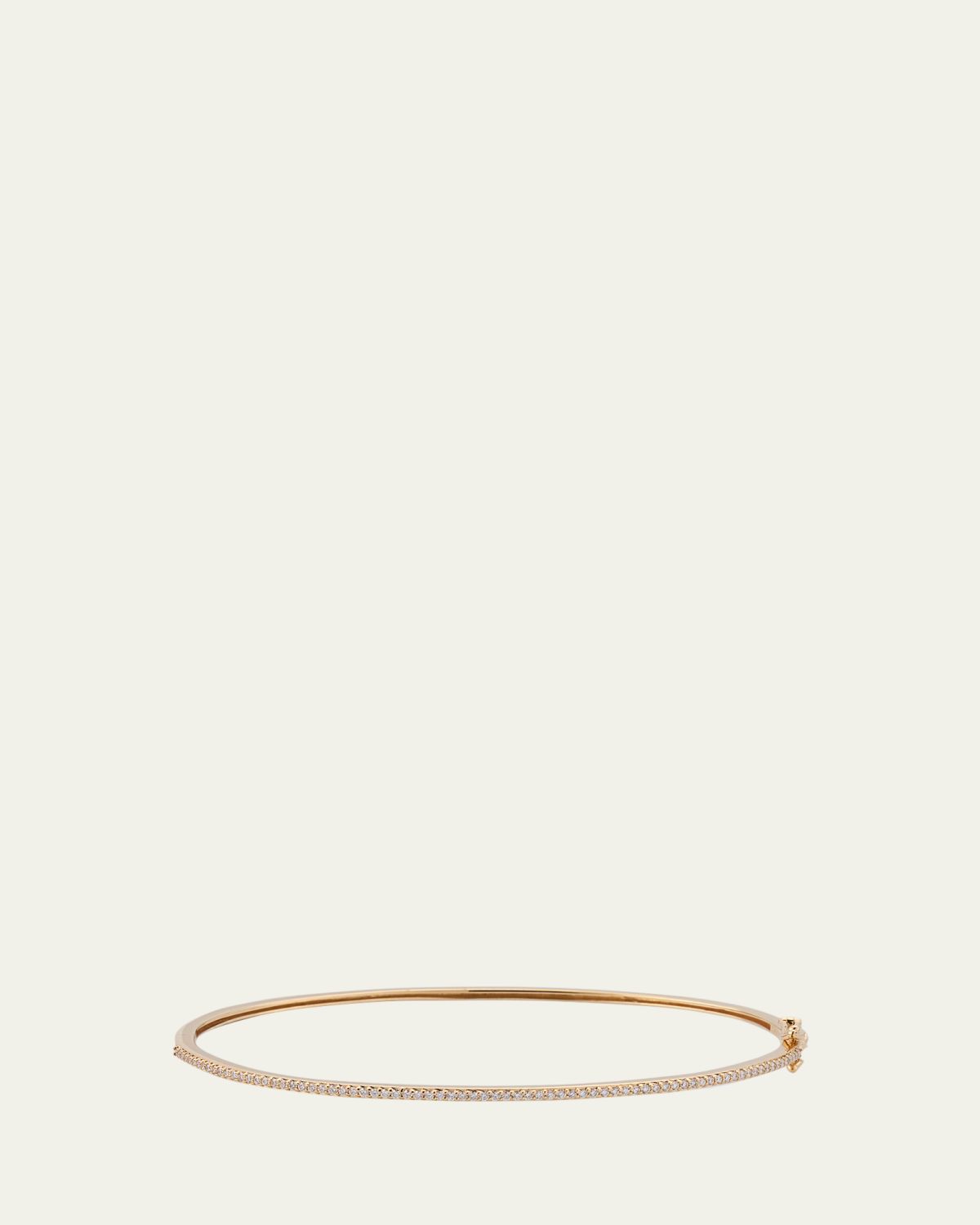 Lana Thin Diamond Hinge Bangle, "L