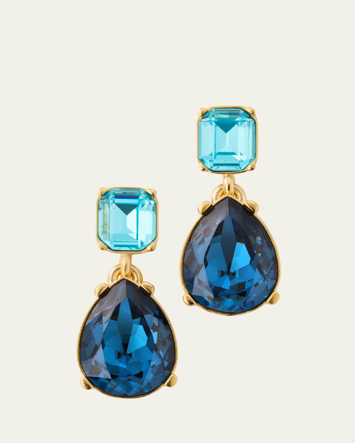 Oscar de la Renta Crystal Drop Earrings | Thumbnail 5