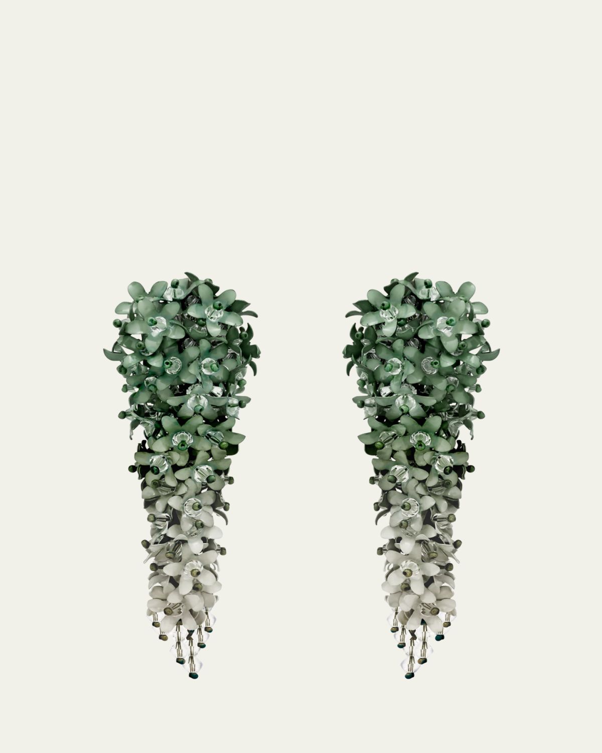Oscar de la Renta Cascading Flower Earrings | Thumbnail 3