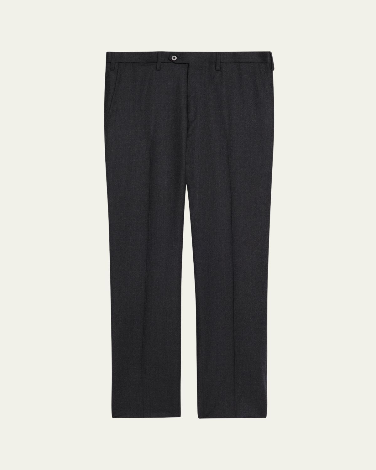 Kiton Men's Wool and Cashmere Flat-Front Pants