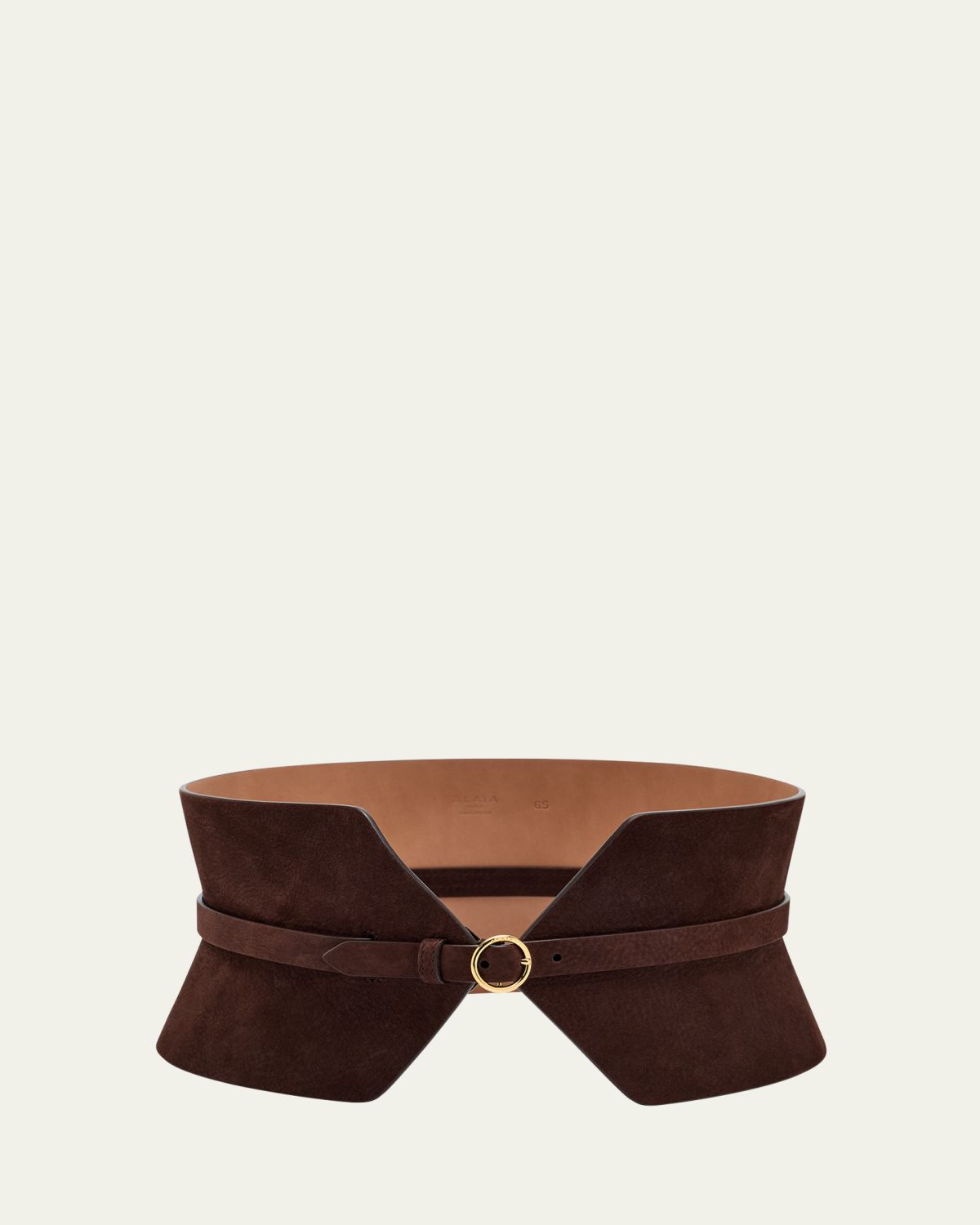 ALAIA Nubuck Bustier Belt
