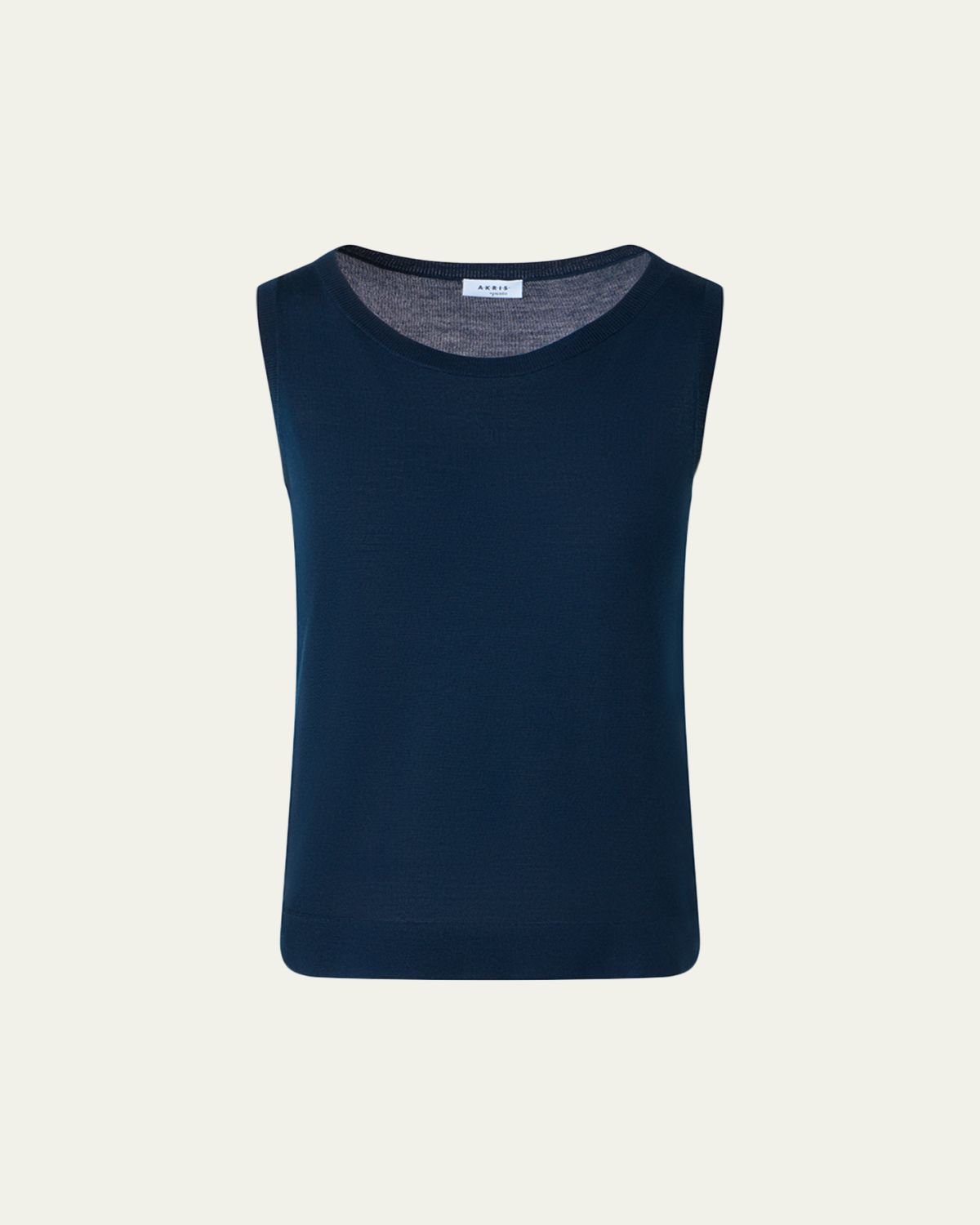 Akris punto Merino Wool Knit Tank Top