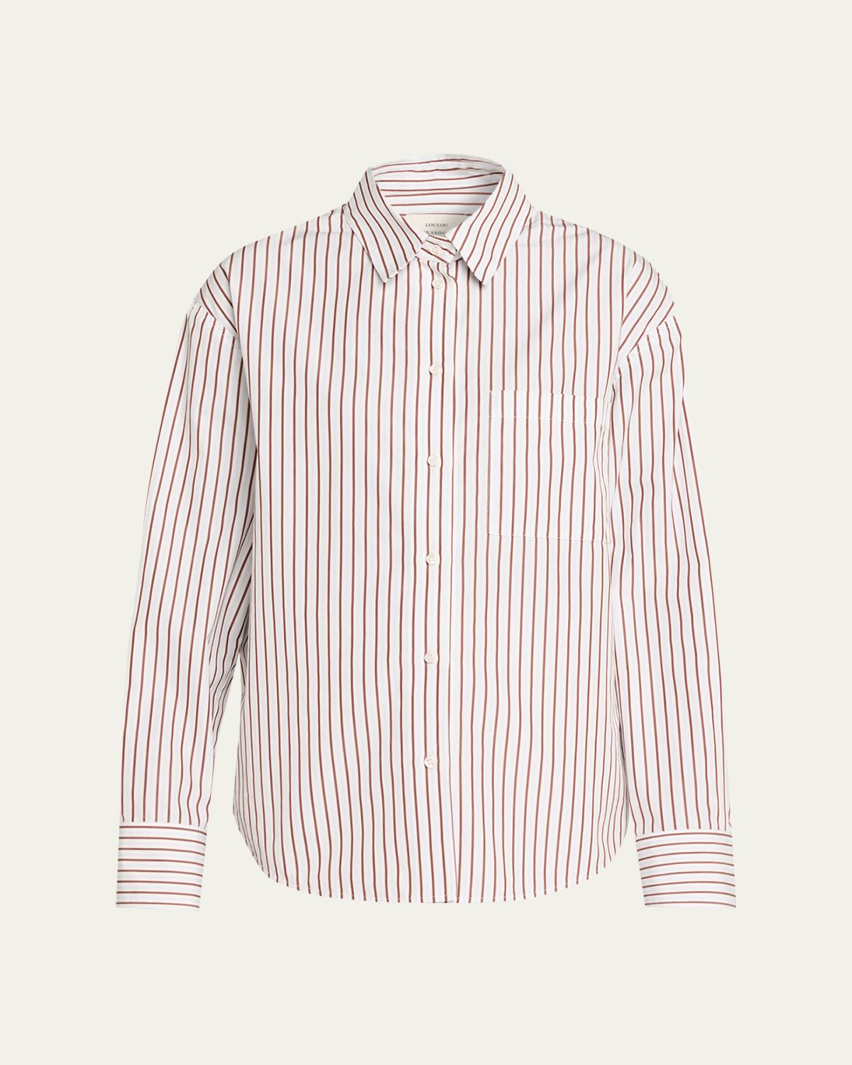 Loulou De Saison Maud Oversized Striped Shirt