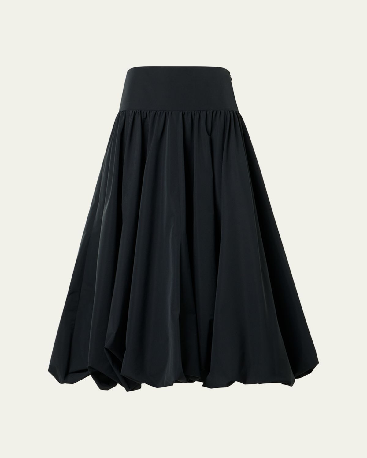 Akris punto Technical Taffeta Midi Bubble Skirt