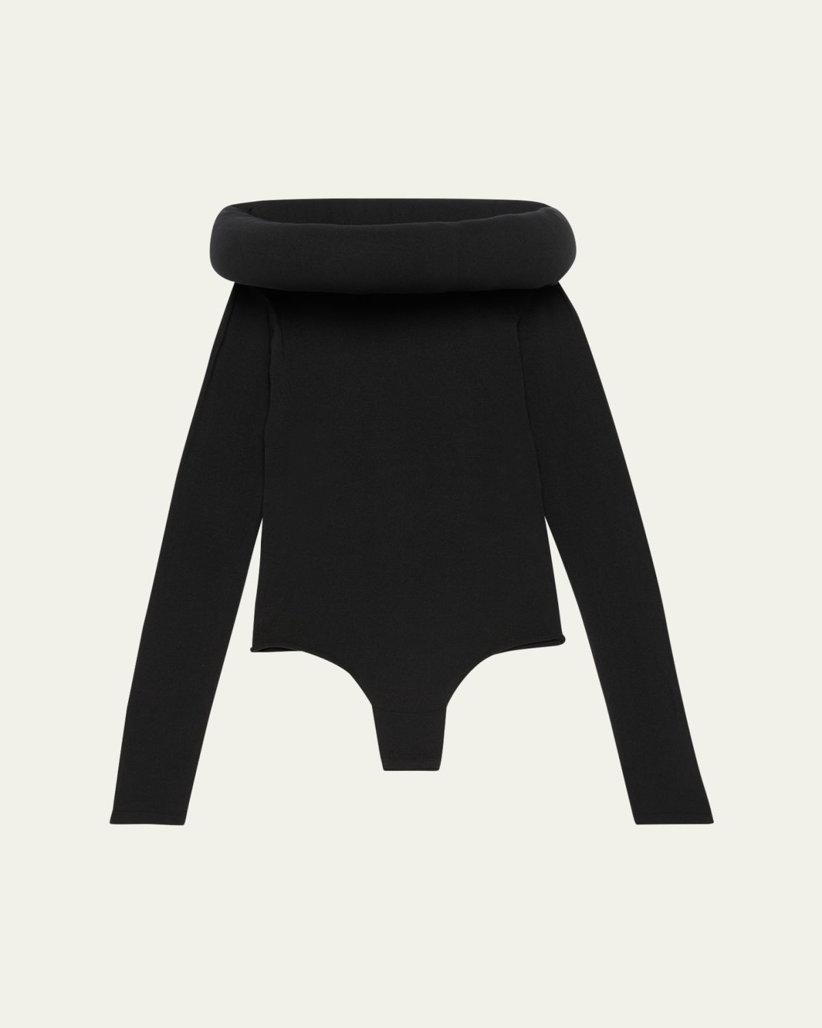 ALAIA Circle Padded Hooded Bodysuit