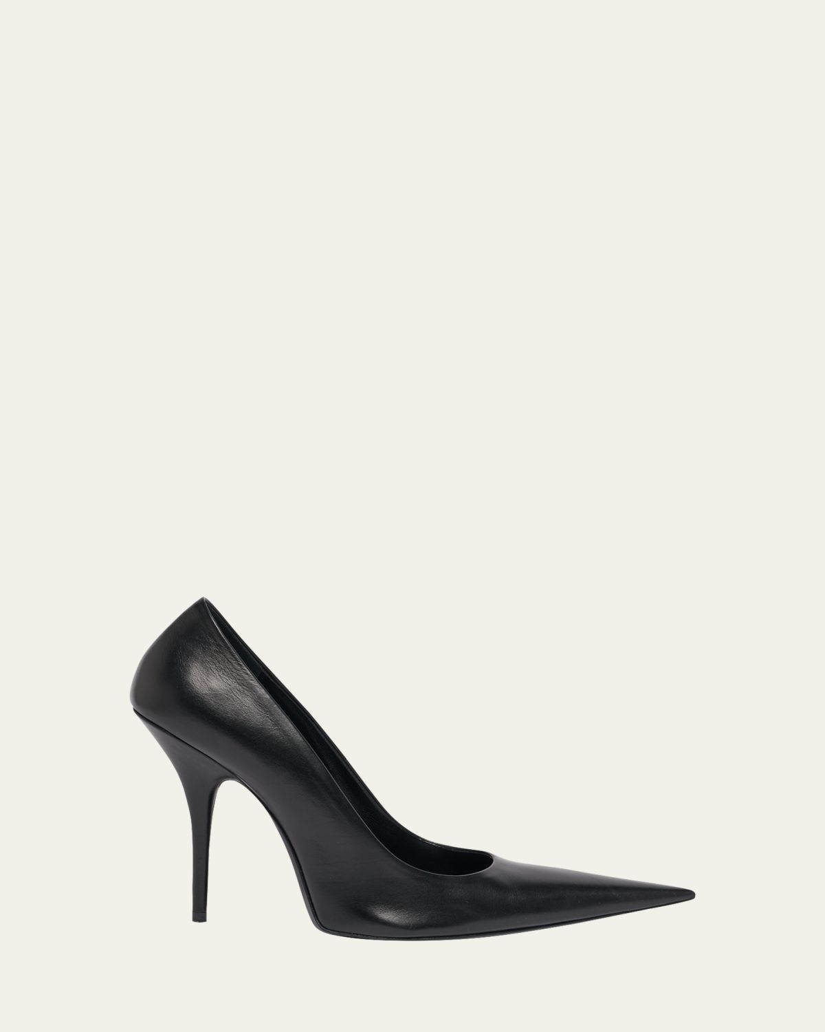 Balenciaga 90mm Avenue Leather Pointed-Toe Pumps