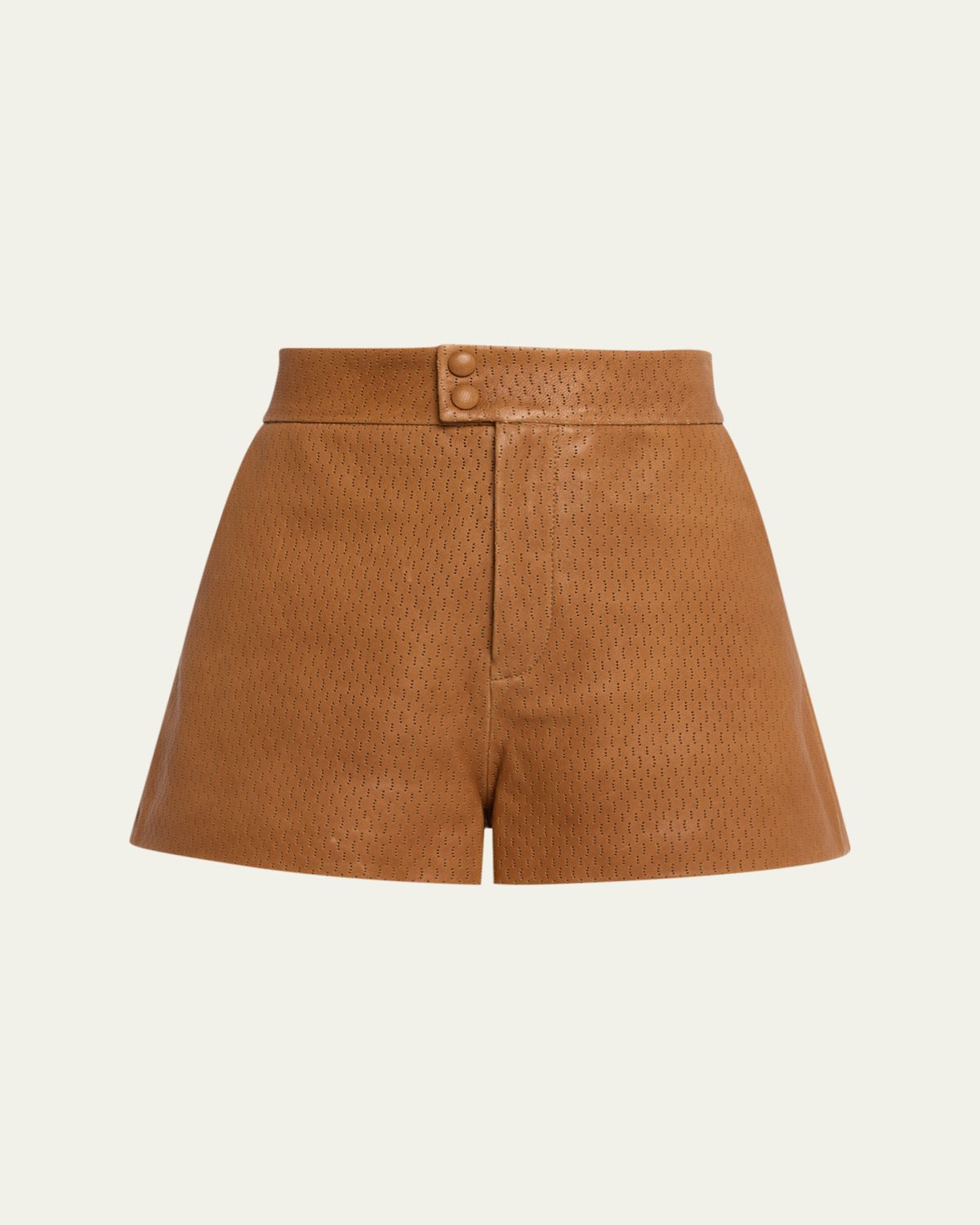 FRAME The Leather Boy Shorts