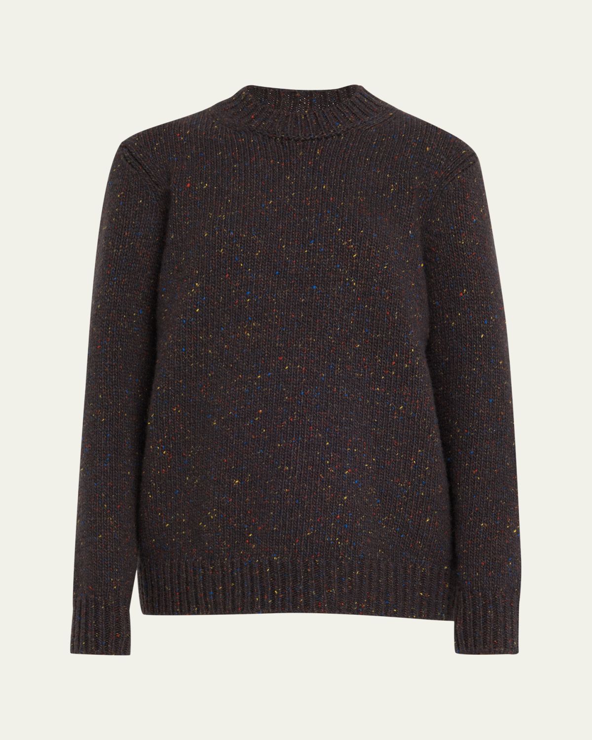 Gabriela Hearst Alfie Speckled Cashmere Knit Sweater