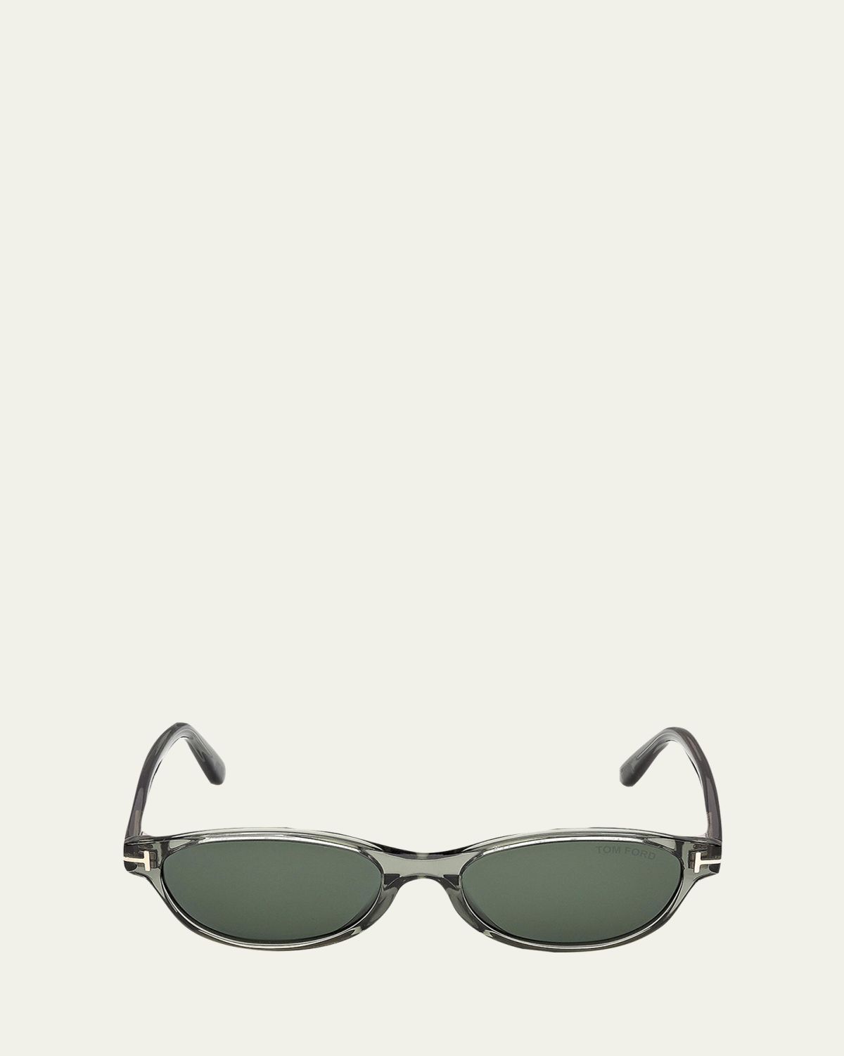 TOM FORD Chloe 57mm Oval Acetate Sunglasses