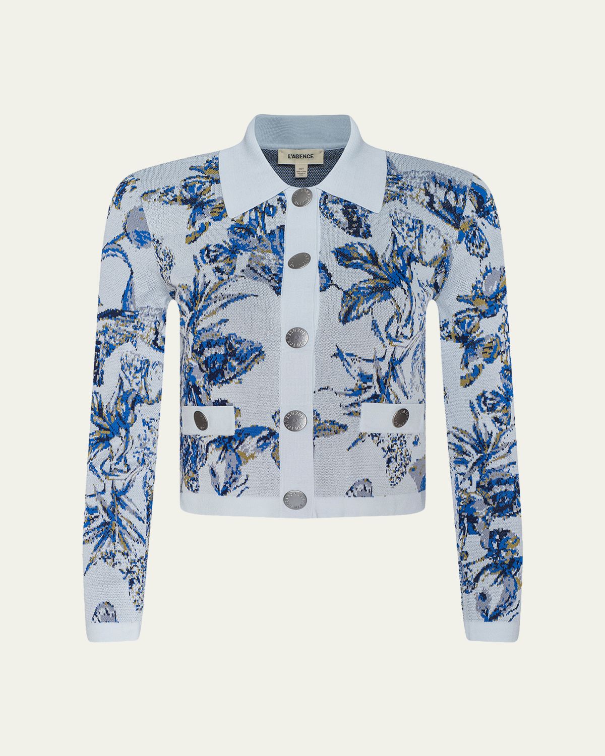 L'Agence Western Toile Osiris Jacquard Cardigan | Thumbnail 10
