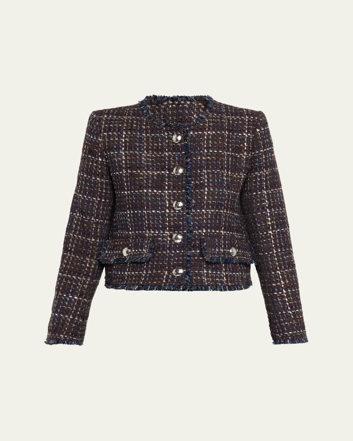 L'Agence Zaya Tweed Jacket