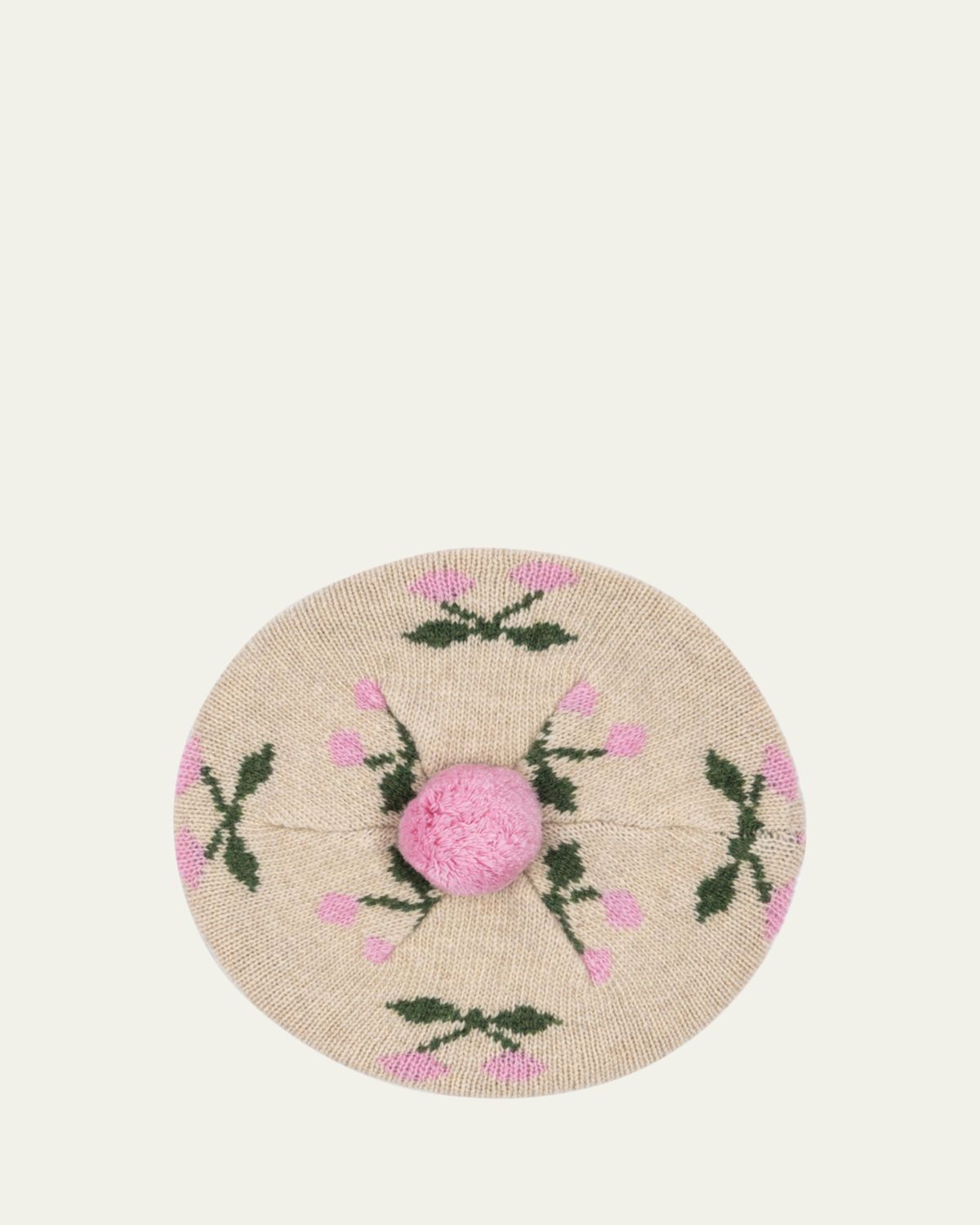 Konges Slojd Girl 's Belou Knit Beret, Size 12M-8