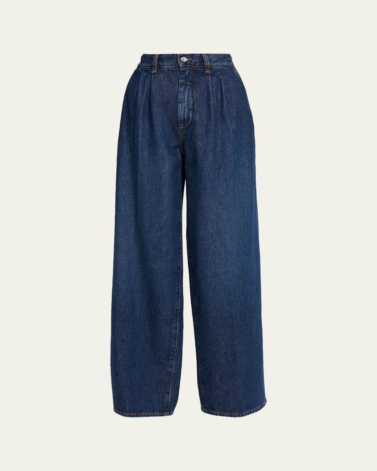 FRAME The Pleated Trouser Jeans